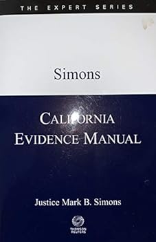 Paperback California Evidence Manual Book