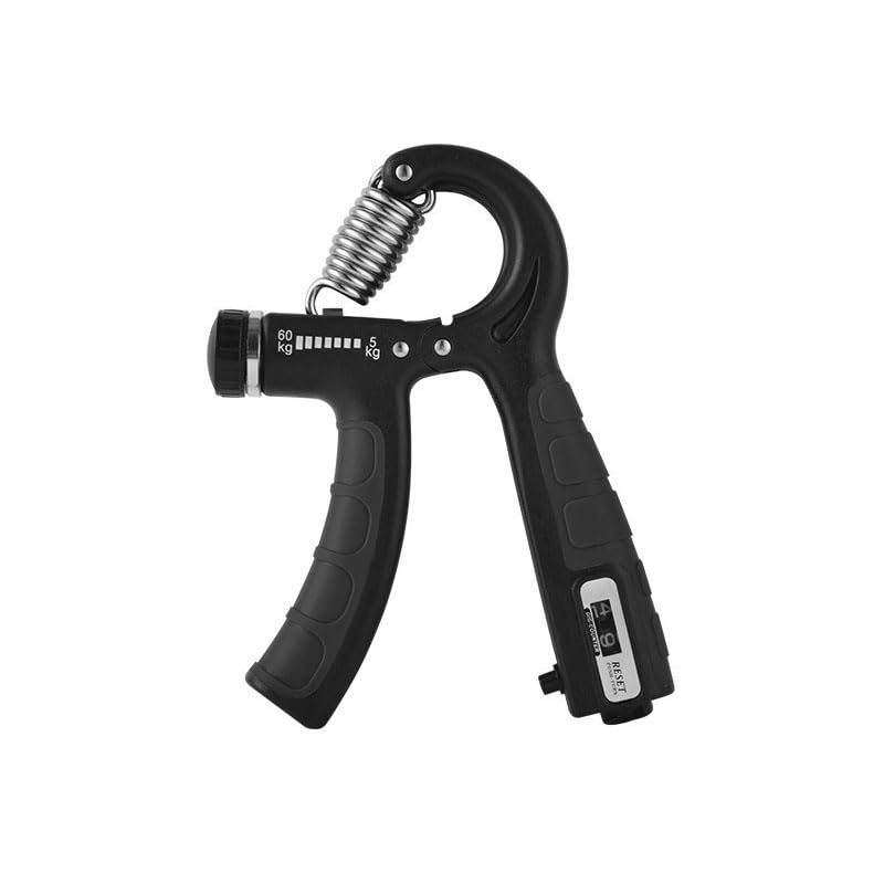 Hand Grips Strengthener, Grip Strengthener Exerciser Forearm Strengthener, Hand Gripper with Counter, Adjustable Resistance 11-132 Lbs (5-60kg), for Muscle Building and Injury Recovery