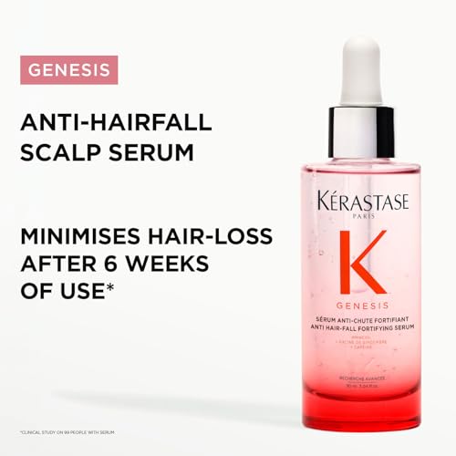 Image of Kerastase Genesis Anti-Hair Fall Serum 90ml | Hair Serum for Hair Fall Control | Strengthens Hair | Infused with Aminexil 1.5%, Ginger Root & Caffeine