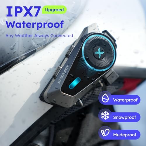 MAXRUNON D10 Motorcycle Bluetooth Headset