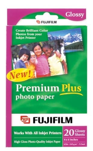 FujiFilm Papel brilhante Inkjet Premium Plus 10 x 15 cm (20)