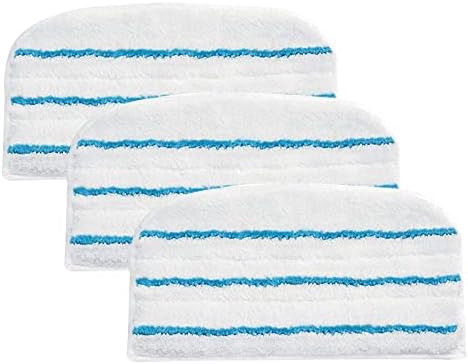 3 Pack Steam Mop Pads for Black and Decker Steam Mop FSM1610 FSM1630 Washable and Reusable Replacement Mopping Cloth