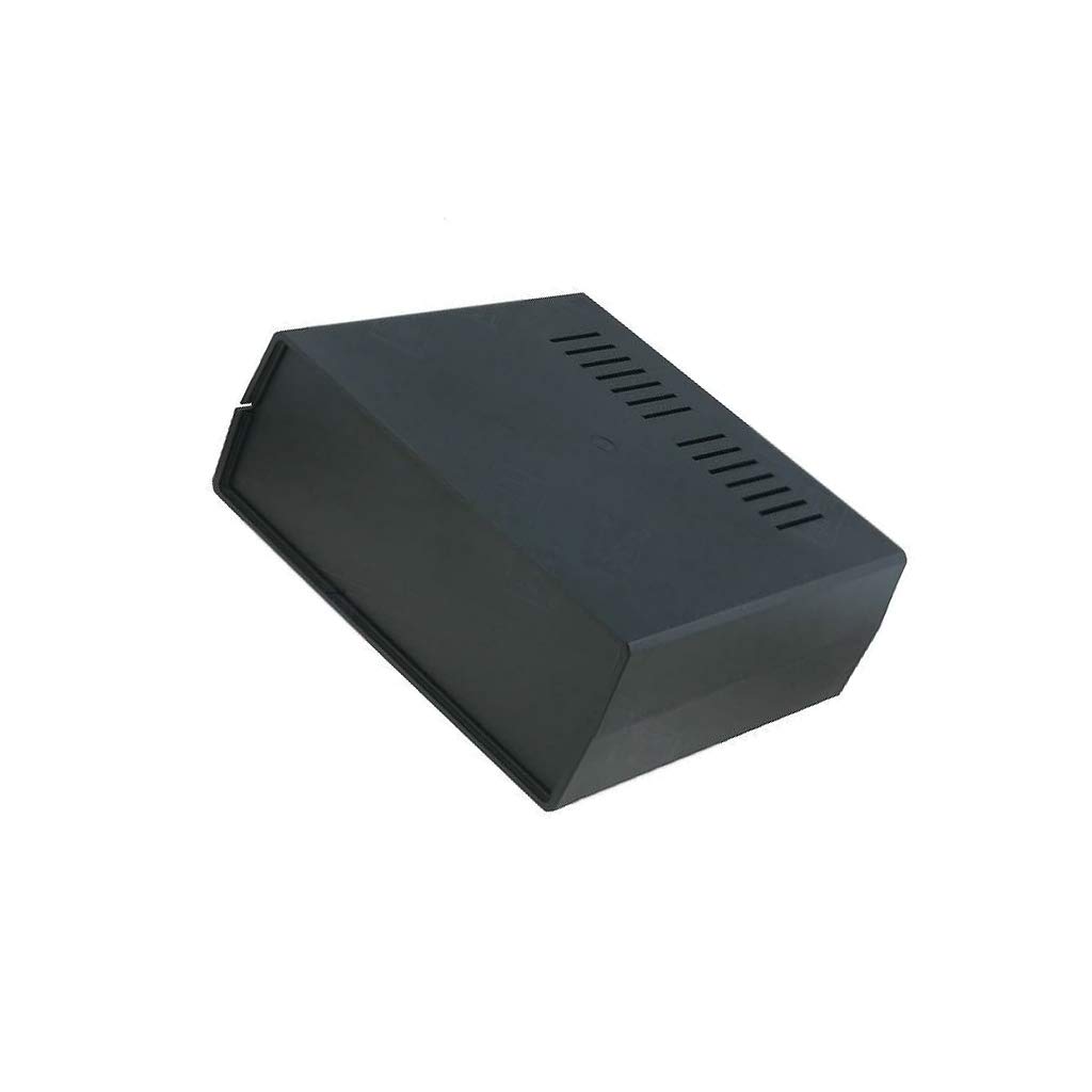 Boîtier plastique Z17W KRADEX avec panneau supérieur aéré noir 218x237mm