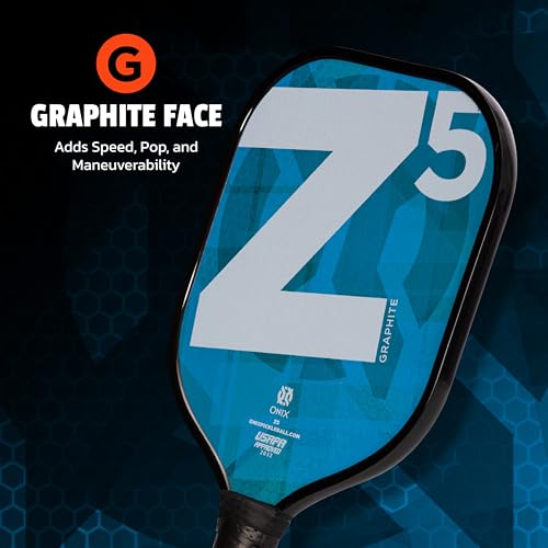ONIX Graphite MOD Z5 Graphite Carbon Fiber Pickleball Paddles with Cushion Comfort Pickleball Paddle Grip - USA Pickleball Approved - Thumbnail 4
