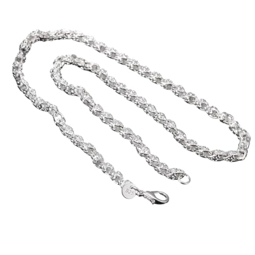 Collier chaîne 5mm en argent sterling 925 noble pour homme et femme