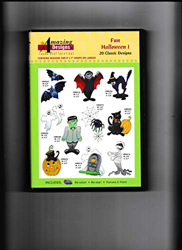 Amazing Designs: Fun Halloween I Embroidery Software