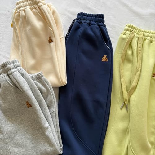 Girls Casual Jogger Pants Kids Athletic Sweatpants Loose Fit Sweat Pants Elastic High Waist Athletic Joggers4