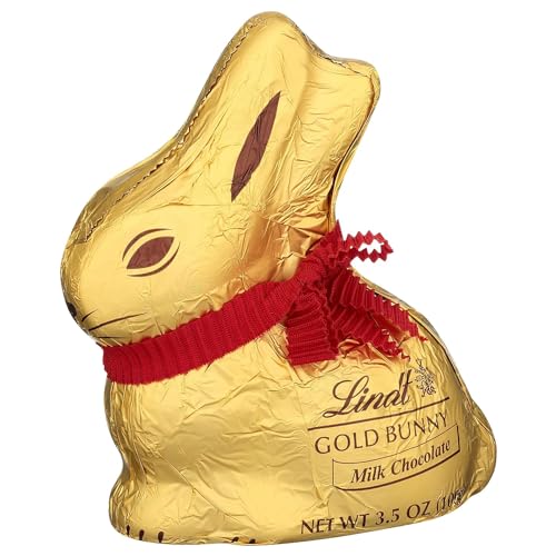 Lindt Gold Bunny Basket, Milk Chocolate, 3.5 Ounce