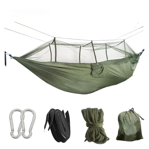 AWHZngE Outdoor Mosquito Net Hammock Light Nylon Double Camping Aerial Tent Camping with Mosquito Net Portable Travel Outdoors for Terrace, Outdoor(Color 1)
