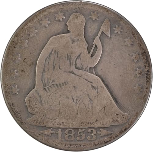 1853 O Liberty Seated Half Dollar Arrows and Rays Uncertified