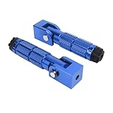 Pedane Per Moto Accessori Per Moto 2 Pezzi Poggiapiedi Pieghevoli Poggiapiedi Pedali Antiscivolo Bici UTV Kart Per Set Di Pedane Per Aprilia(Blue)