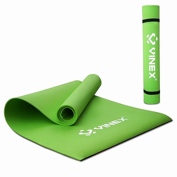 Vinex ECOS Yoga Mat (5 MM) | Non-Slip Textured Extra Wide Exercise Mat for Yoga, Gym, Pilates & Home Workout-image-31