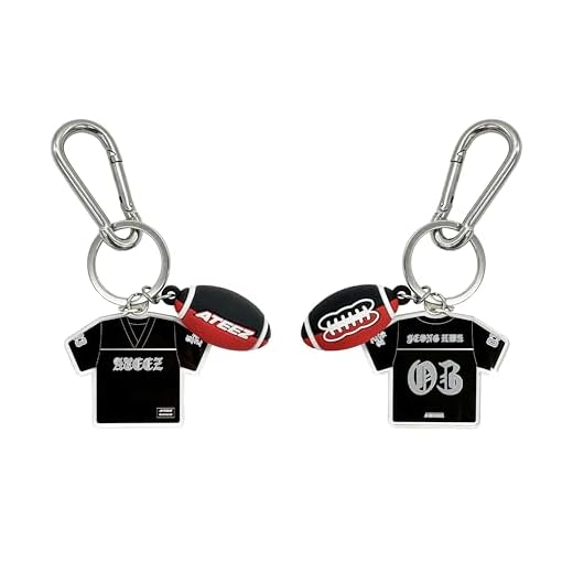 ATEEZ Official Tour Merch Football Keyring