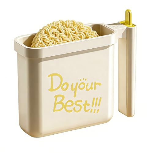 Cuenco de fideos instantáneo | Juego de vajilla con tenedor para comidas - Cuencos de cocina para sopas y comidas calientes | Adecuado para uso en el propio hogar, cocina, comedor, cerca de