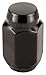 McGard 64030 Black Cone Seat Style Lug Nut Set (1/2" - 20 Thread Size) - Set of 4