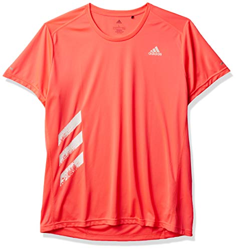 adidas Short pour Homme, Homme, T-Shirt, KCM93, Rose Signal, M