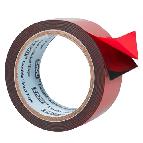 Ruban adhésif double face HPP permanent et très résistant pour extérieur 5,1 cm x 2,4 m