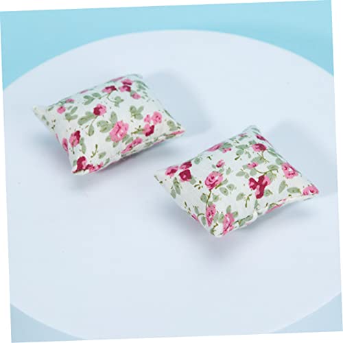 Yardenfun Almofada Para Casa De Bonecas Em Miniatura Acessórios De Mesa Para Casa Mini Almofadas Alm