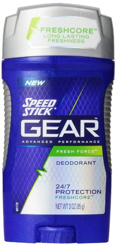 Speed Stick Gear Deodorant, Fresh Force, 3 Ounce