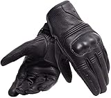 Verstärkte Handfläche Dainese Motorradhandschuhe, Schwarz, Größe L