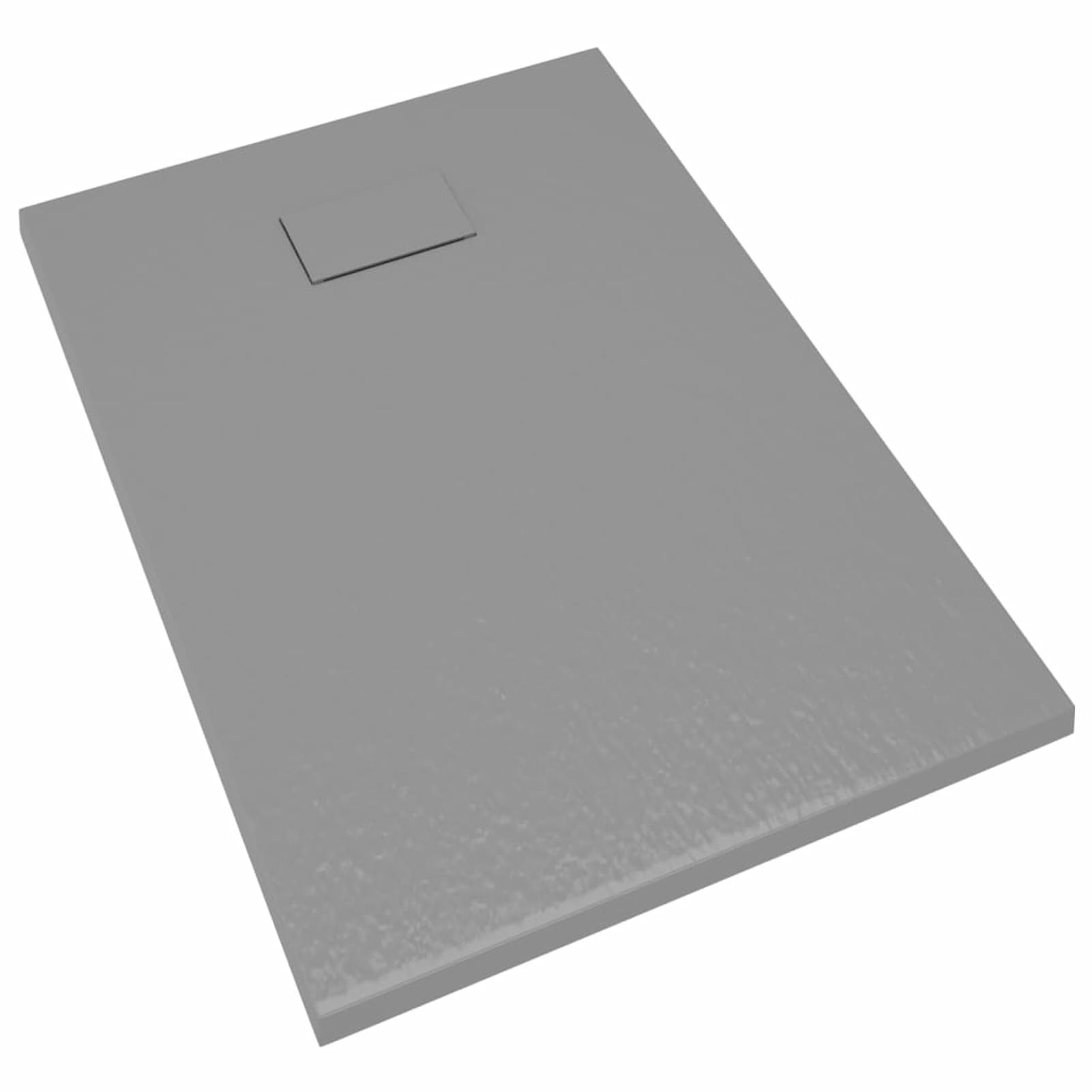 ARKEM Plato de Ducha SMC Gris 100x70 cm Plato Duchas Mampara De Ducha Abatible