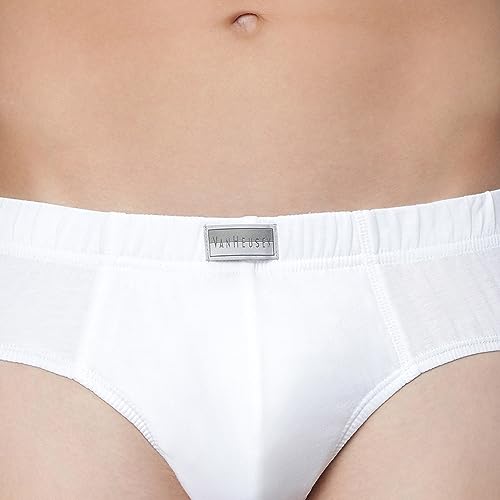 Image of Van Heusen Men 100% Cotton Brief - Pack of 3 - Anti Bacterial, Colour Fresh, Moisture Wicking
