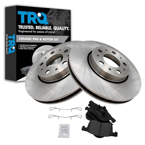 Front brake pad and rotor kit for Volvo S60 S80 V70 XC70