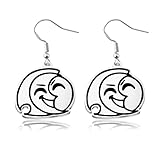 FAADBUK Pendiente inspirado en la casa del búho Moony y el coleccionista Gal Pals regalo ENA y The Owl House regalo, Metal, Acero inoxidable