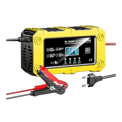 Chargeur batterie moto et voiture 12V contre les pannes hivernales écran LCD
