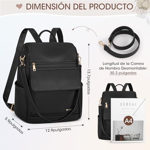 La mejor comparación de Mochila piel mujer para comprar hoy. 17 Imagen adicional