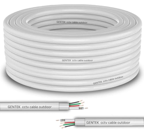 Image of Premium CCTV Cable, 90M, 3+1 Coaxial, Outdoor Security Cable Pack of 1