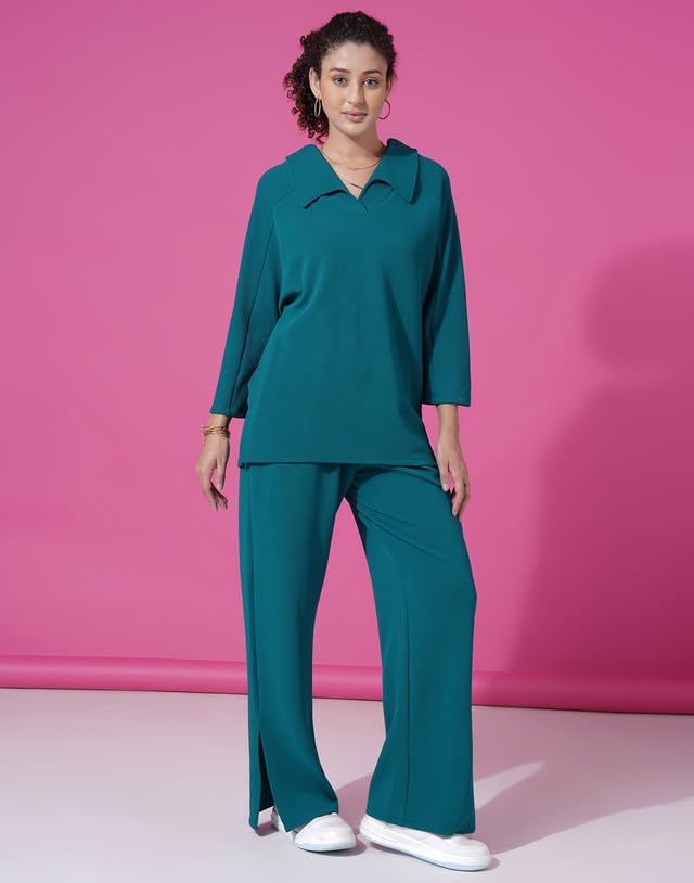 Image of SIRIL Women's Solid Co-Ord Set