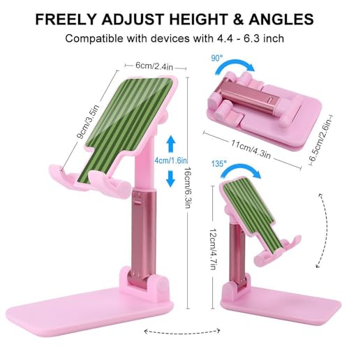 Support téléphone portable bureau réglable pliable compatible universel