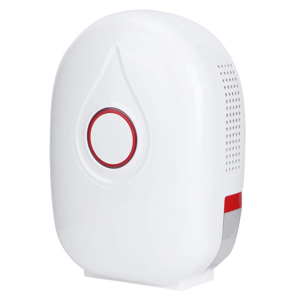 Fdit Deumidificatore Mini Compatto per Camera da Letto, Silenzioso con Serbatoio 500ml per Asciugatura Vestiti in Casa, Rosso (Spina europea)