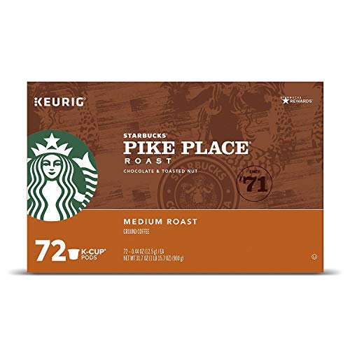 Starbucks Coffee K-Cup Pods, Pike Place, 24 CT