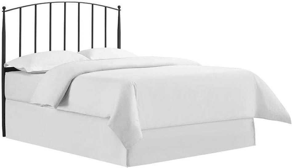 HomeStock Metal Headboard Full Queen - Arched Black Bed Frame - Durable Steel Headboard for Bedroom Decor