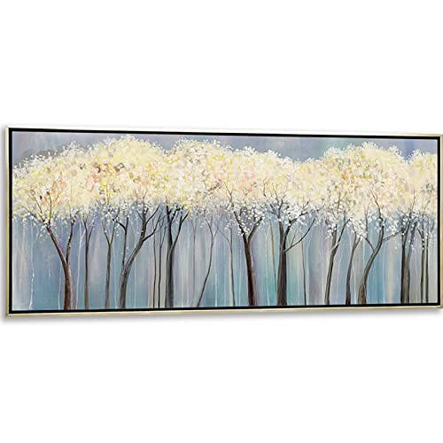 Broderie diamant panorama forestier Instarry toile grand format decoration premium
