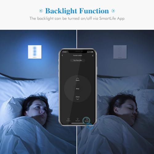 Maxcio Wlan Rolladenschalter, Rolladen Zeitschaltuhr Kompatibel mit Alexa & Google Home, Smart Schalter für Markise, Jalousie, Vorhang, WiFi Rolladensteuerung mit Timer- und Gruppenerstellung Weiß