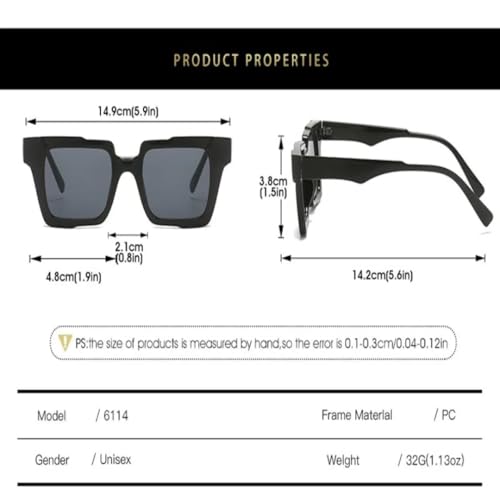 Lunettes de soleil tendance mixtes avec protection solaire maximale - 2