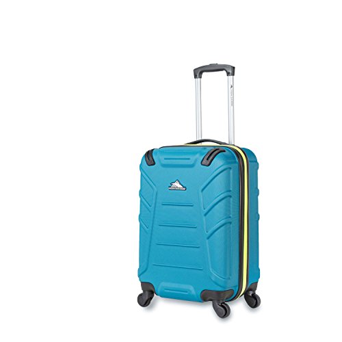 High Sierra Rocshell Hardside Spinner Luggage, Sea/Zest, Carry-On 20-Inch