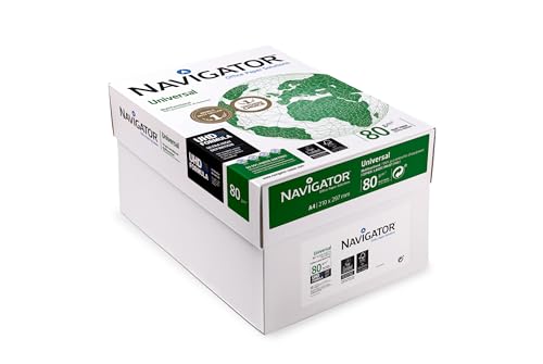 Navigator Universal 80gr A4 - Papel Impresora - Caja con 4 Resmas