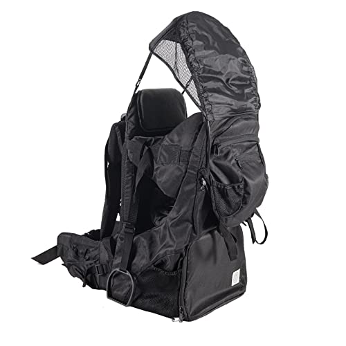 Baby-Backpack-Carrier-Safe-Toddler-Hiking-Backpack-Carrier-Camping-Child-Carriers-with-Rain-Cover-Child-Kid-Sun-Shade-Large-Storage-Space-Insulated-Pocket-Adjustable-Padded-Child-Seat