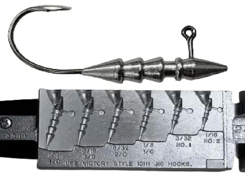 3544 Do-It Hover Rig Mold | HVR-6-A | 6 Sizes 1/16, 3/32, 1/8, 5/32, 3/16, and 1/4oz