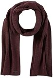 Mit Logo-Batch TOM TAILOR Herren Mouliné Schal, 24223-Dusty Pink Black Moulin, ONESIZE