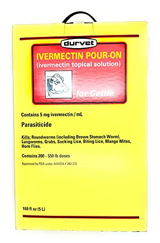 DURVET IVERMECTIN Pour ON for Cattle