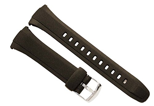 Casio WVA-M640 bracelet de rechange résine noire montre WVQ-M410