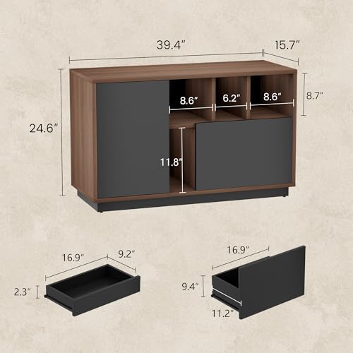 Image of ModernMate 71 inch L Shaped Executive Standing Desk with File Cabinet
