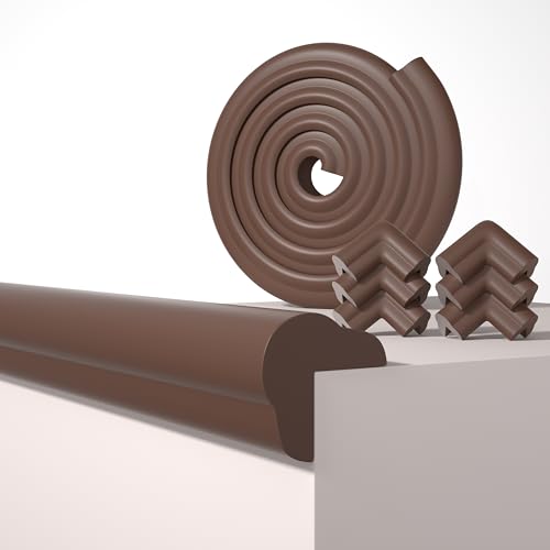 Image of Baby Proof Corners and Edges, 6.6FT 0.6'' Thick, Peel and Stick