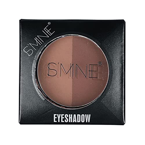 Is'mine Single Duo Matte Eyeshadow, Dual Color, Longwear, Red Light Brown Eye Makeup For Day & Night #TOP1