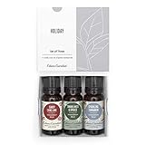 Edens Garden Holiday 3 Set, Best 100% Pure Essential Oil & Essential Oil Synergy Blend Aromatherapy Kit (For Diffuser & Therapeutic Use), 10 ml
